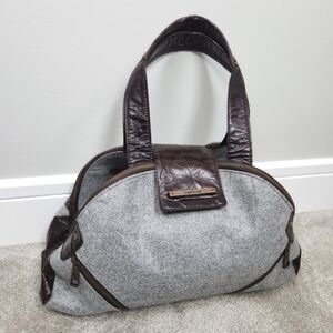 Matt And Nat Vegan Grey Hobo Shoulderbag Purse Duffle Prep Academia Preppy